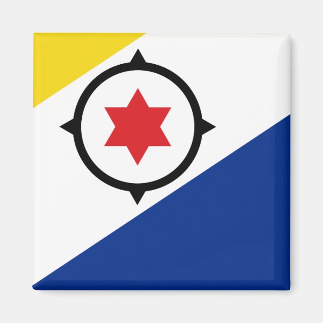 Bonaire flagge Magnet (Vorne)