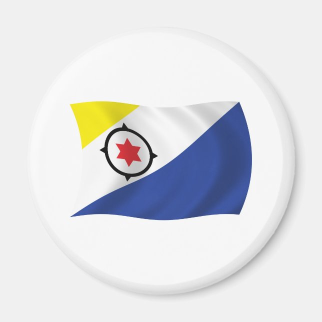 Bonaire-Flagge-Magnet Magnet (Vorne)