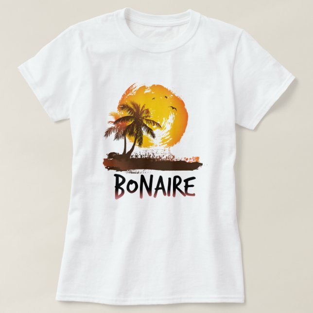 Bonaire Grunge T-Shirt (Design vorne)