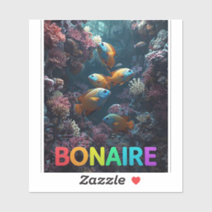 Bonaire-Korallenriff Aufkleber