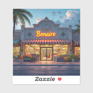 Bonaire Laden Aufkleber