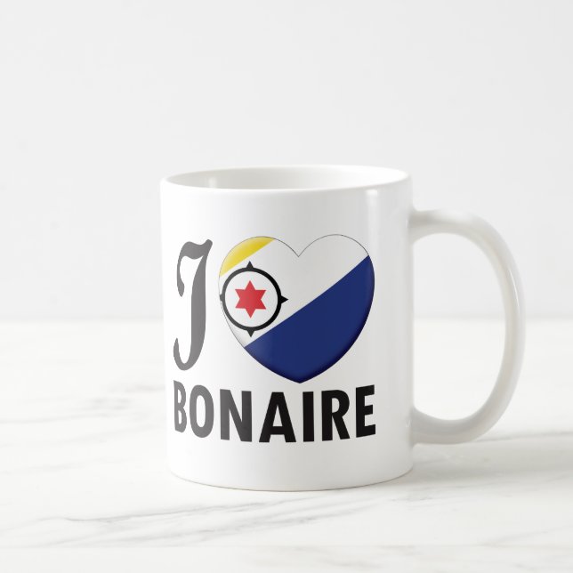 Bonaire-Liebe Kaffeetasse (Rechts)
