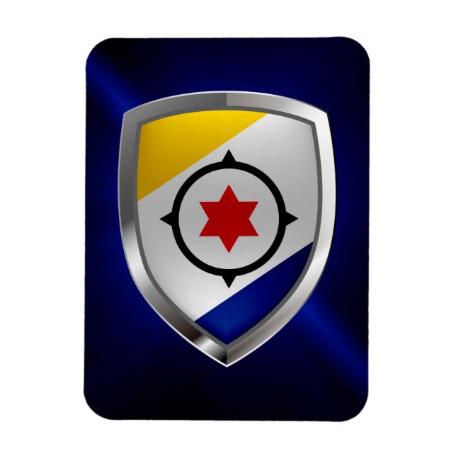 Bonaire Mettalic Emblem Magnet (Vertikal)
