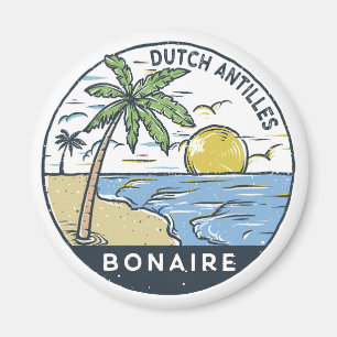 Bonaire Niederländische Antillen Vintage Magnet