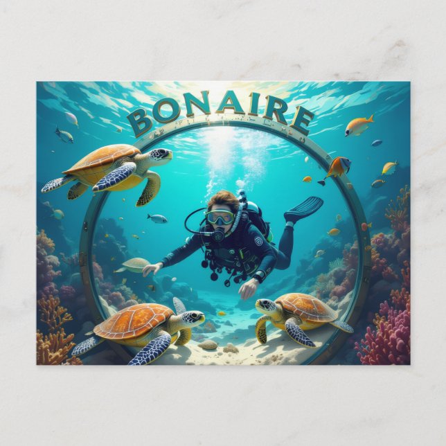 bonaire vacation Postcard Postkarte (Vorderseite)