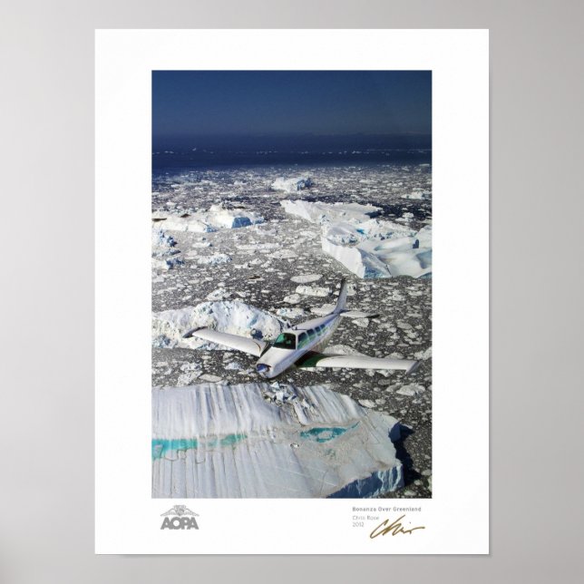 Bonanza über Grönland Poster (Vorne)