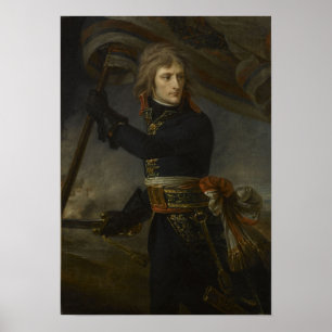 Bonaparte an der Brücke von Arcole Poster