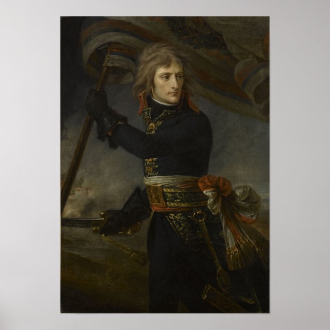 Bonaparte an der Brücke von Arcole Poster (Vorne)