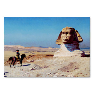 Bonaparte vor der Sphinx von Jean-Leon Gerome Tischnummer