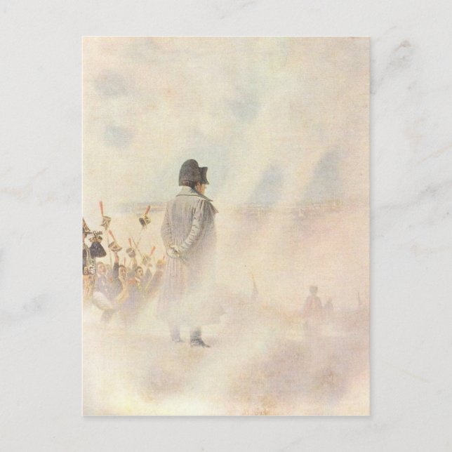 Bonaparte vor Moskau Postkarte (Vorderseite)