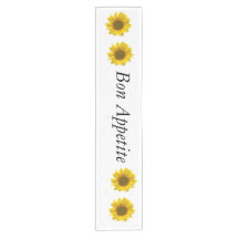 Bonappetitsonnenblume-Tabellenläufer
