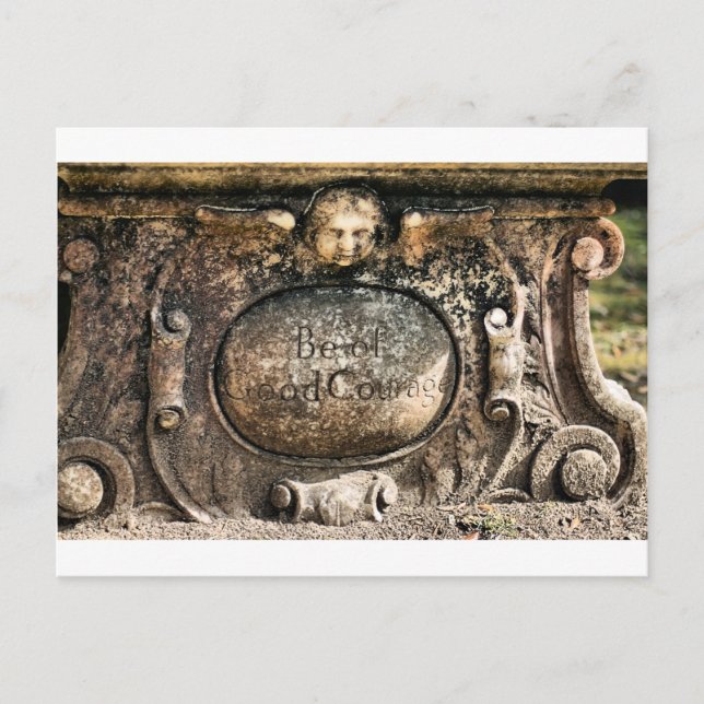 Bonaventure Friedhof Savannah, GA Postkarte (Vorderseite)