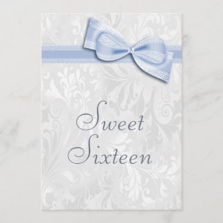 Bonbon 16 Geburtstags-Party-Damast und Einladung