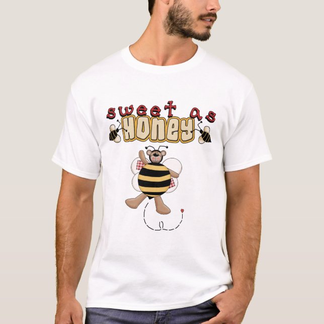 Bonbon à abeille comme T-shirts et cadeaux de miel (Devant)