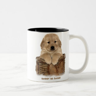 Bonbon als Zucker Zweifarbige Tasse