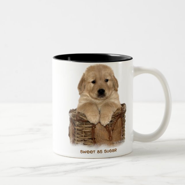 Bonbon als Zucker Zweifarbige Tasse (Rechts)