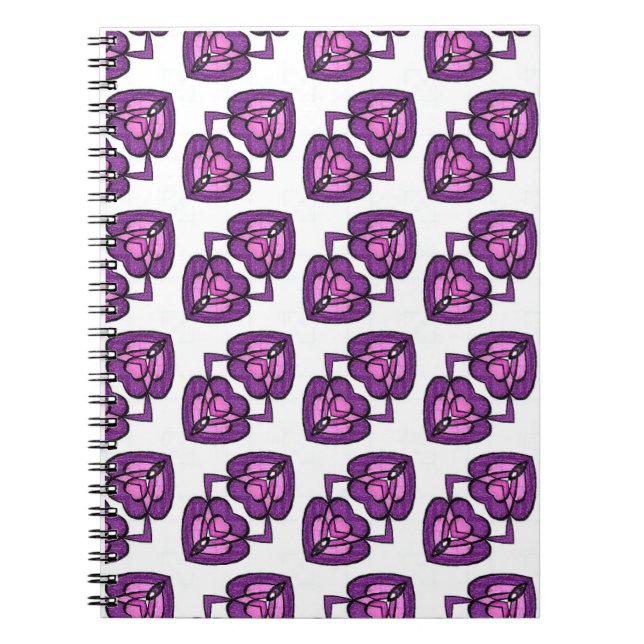 Bonbon Bloom Notizblock (Vorderseite)