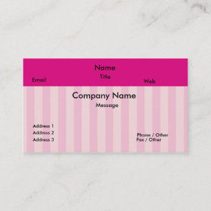 Bonbon comme carte de visite de sucrerie