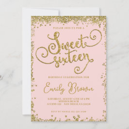 bonbon et or doux 16 invitation