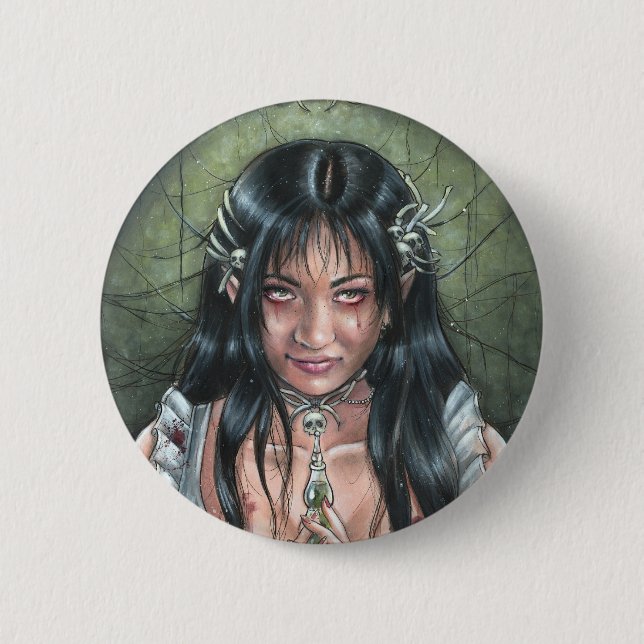 Bonbon mögen Gift-gotischen Knopf Button (Vorderseite)