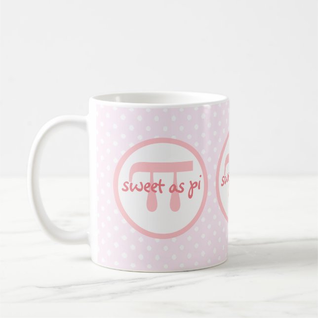 Bonbon wie PU-Polka-Punkt-Tasse Kaffeetasse (Links)