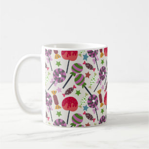 Bonbonmuster Lollenmuster Lollipop 11 Kaffeetasse