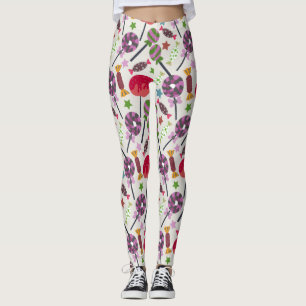 Bonbonmuster Lollenmuster Lollipop 11 Leggings