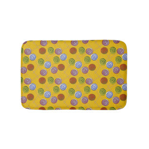 Bonbonmuster Lollenmuster Lollipop 15 Badematte