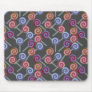 Bonbonmuster Lollenmuster Lollipop 27 Mousepad