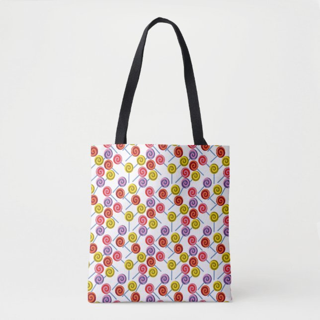 Bonbonmuster | Lollenmuster | Lollipop 2 Tasche (Vorderseite)