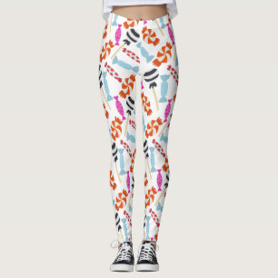 Bonbonmuster Lollenmuster Lollipop 35 Leggings