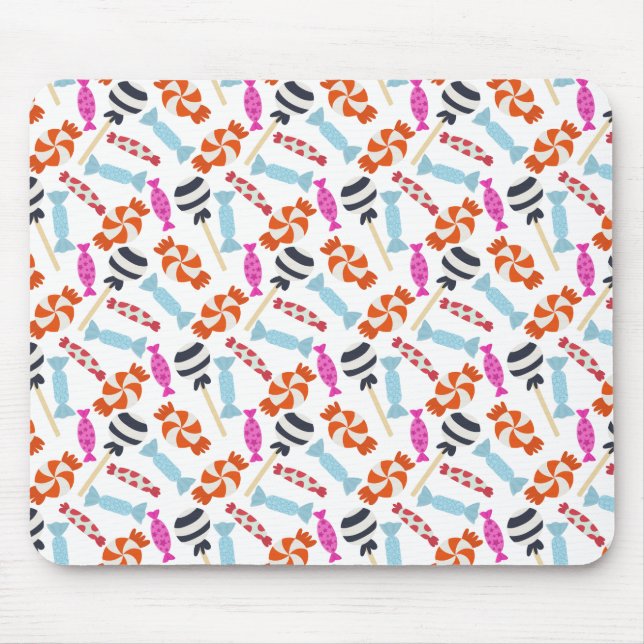 Bonbonmuster | Lollenmuster | Lollipop 35 Mousepad (Vorne)