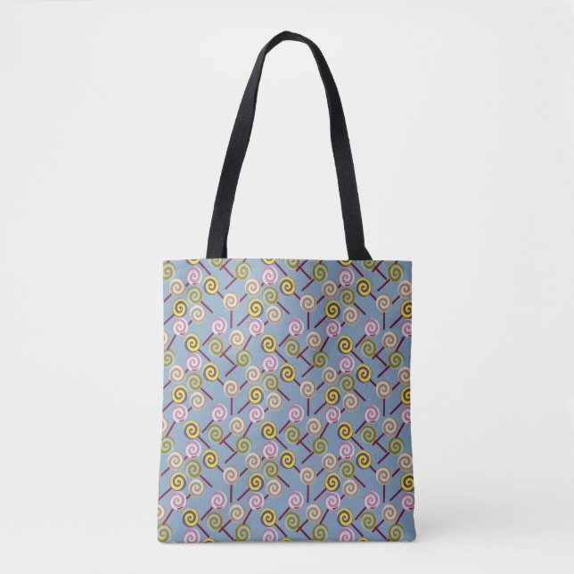 Bonbonmuster | Lollenmuster | Lollipop 3 Tasche (Vorderseite)