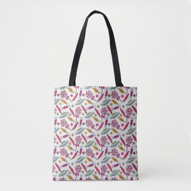 Bonbonmuster | Lollenmuster | Lollipop 45 Tasche (Vorderseite)