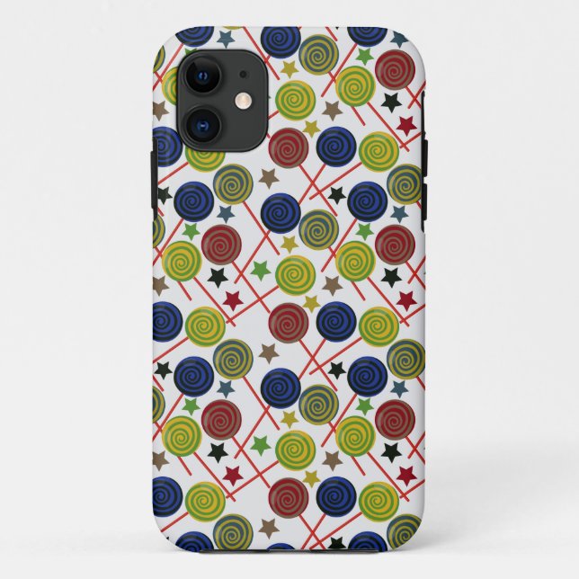 Bonbonmuster | Lollenmuster | Lollipop 48 Case-Mate iPhone Hülle (Rückseite)