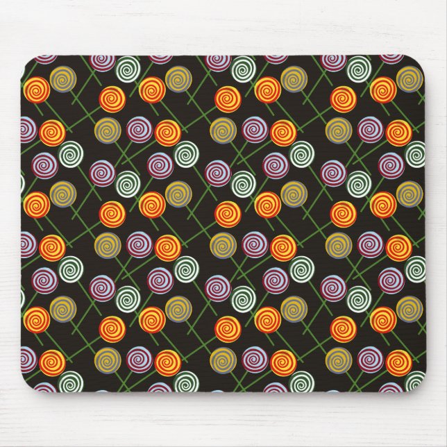 Bonbonmuster | Lollenmuster | Lollipop 52 Mousepad (Vorne)