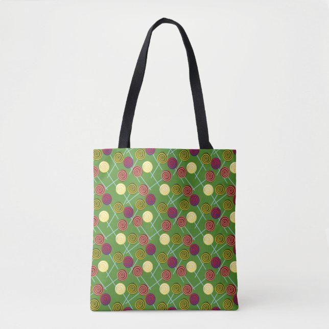 Bonbonmuster | Lollenmuster | Lollipop 58 Tasche (Vorderseite)