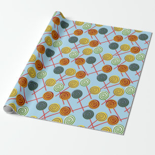 Bonbonmuster   Lollenmuster   Lollipop 5 Geschenkpapier