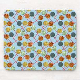 Bonbonmuster   Lollenmuster   Lollipop 5 Mousepad