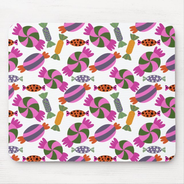 Bonbonmuster | Lollenmuster | Lollipop 6 Mousepad (Vorne)