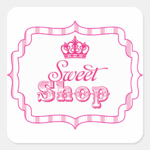 Bonbons Buffet Princesse Party Favoriser Sticker d