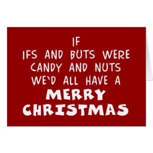 Bonbons et noix Joyeux Noël - Cadeau Humour