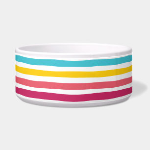 Bonbons Fun Et Coloré À Rayures ! écuelle pour ani