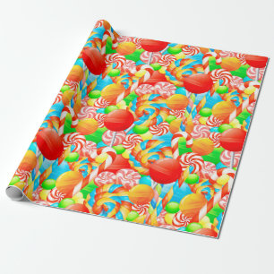 Bonbons Geschenkpapier