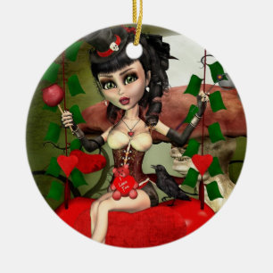 Bonbons pomme amour gothique Lolita ronde ornement