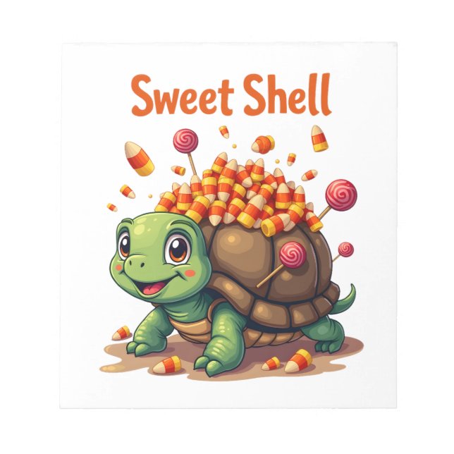 Bonbonschildkröte Notizblock (Vorderseite)