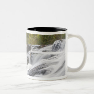 Bond Falls am Middle Fork des Ontonagon Zweifarbige Tasse