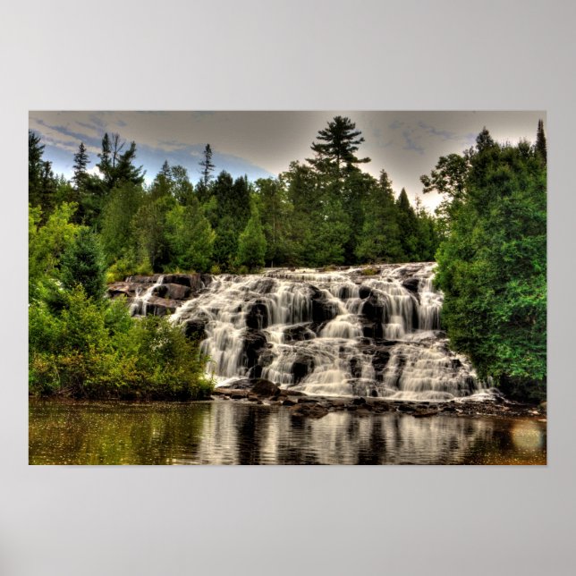 Bond Falls, Michigan. Poster (Vorne)