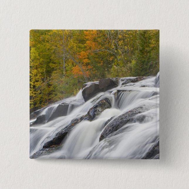 Bond Falls on the Middle Fork of the Ontonagon Button (Vorderseite)