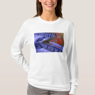 Bond Falls; Reflektierende herbstlich gefärbte Blä T-Shirt